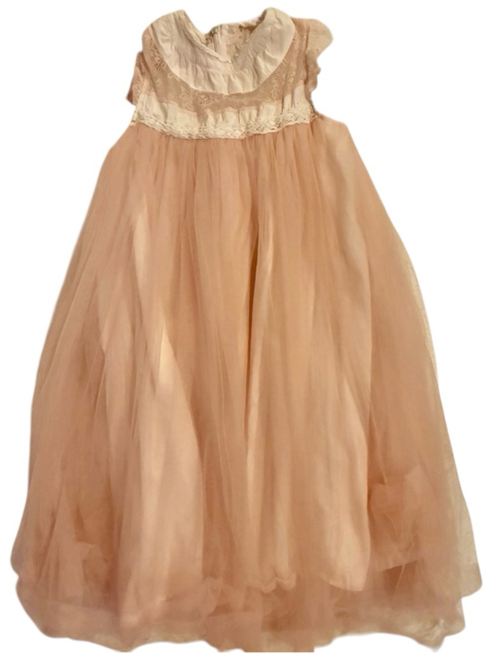 Vintage Charming Blush Kids Formal Dress